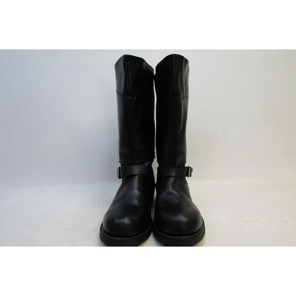 Cody James Mens Size 13 D Black Leather Buckle Cowboy Motorcycle Boots main image 8